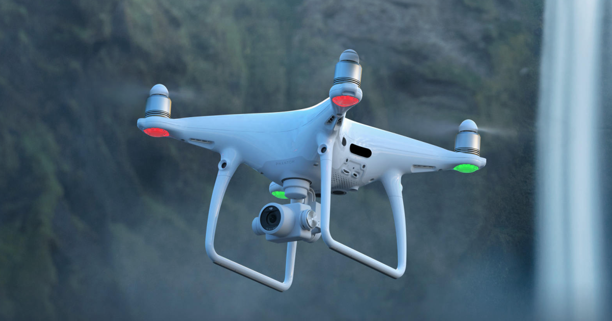 DJI's new Phantom 4 Pro V2.0 has infrared sensors and is 60% quieter